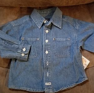 Toddler size 2T Denim long sleeve. New with Tag